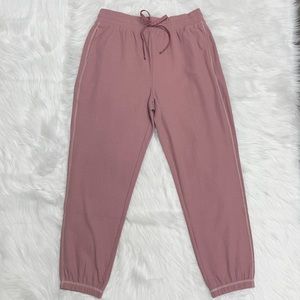 Fabletics Justin Waffle Sweatpants Pink Women Size L